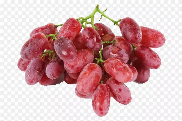 葡萄无核果实-一串红葡萄