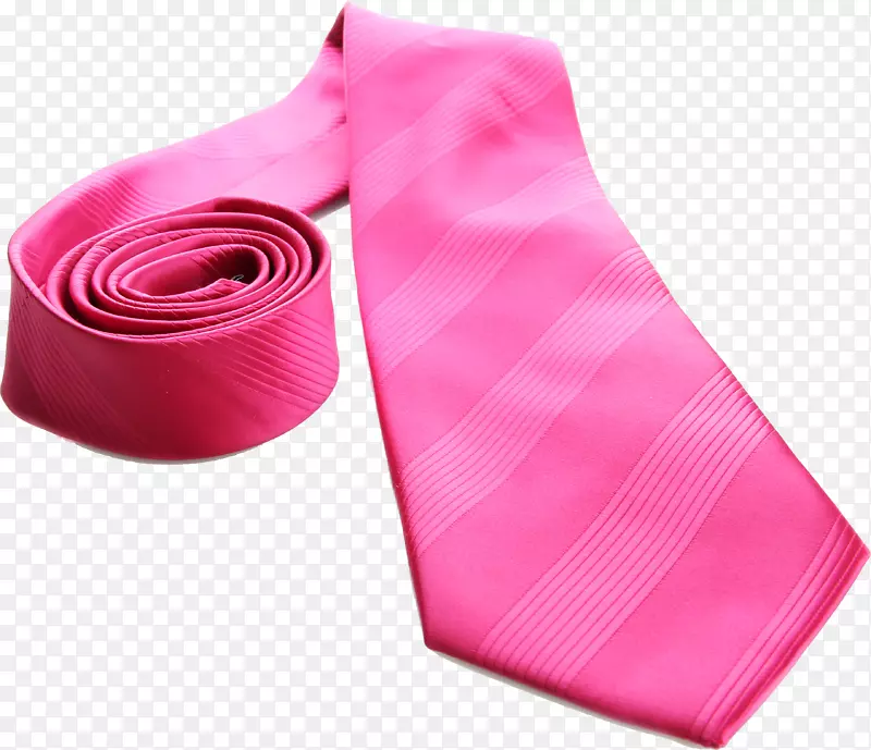 领带衣服粉红色的领带