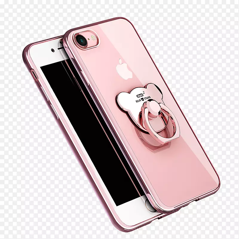 iphone 7+iphone 6s+iphone 8+iphone 5s电话-电镀粉红手机外壳
