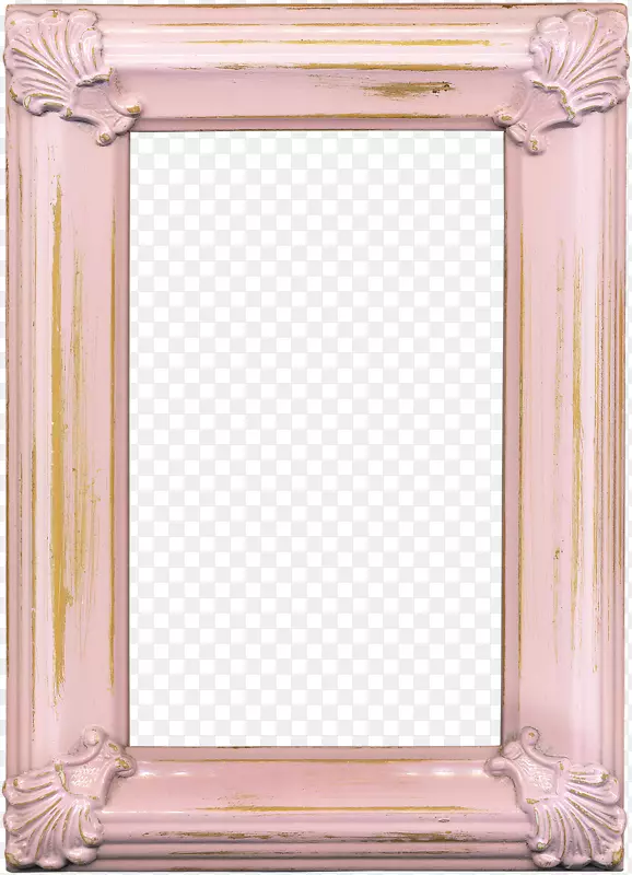 相框数码相框图案木雕粉红框