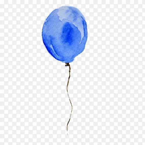 阿尔伯克基国际气球节蓝色热气球-蓝色气球