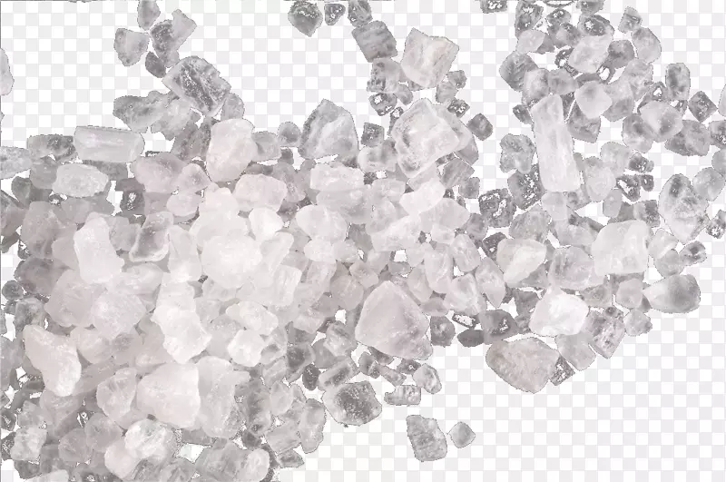 结晶学金刚石硫酸镁珠宝.白色粗盐