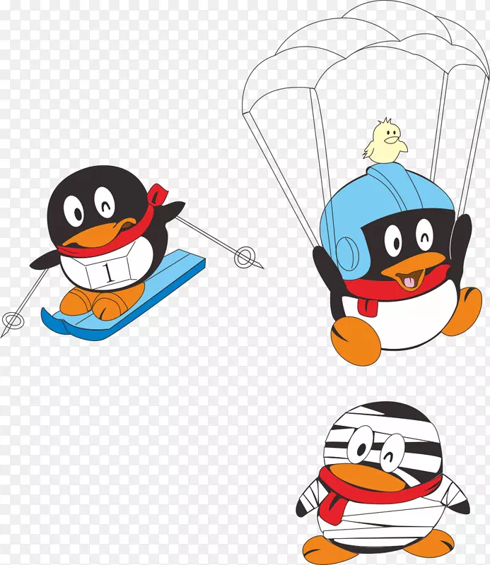 企鹅剪贴画-可爱的企鹅