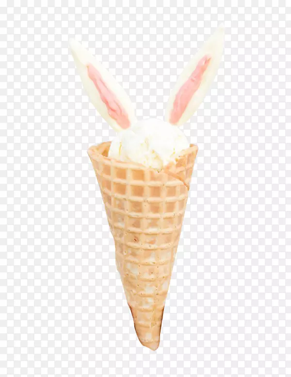 冰淇淋妈妈兔子-可爱的兔子冰淇淋