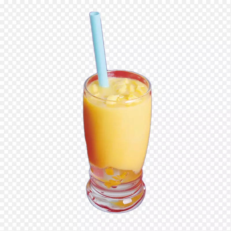 橙汁奶昔橙汁饮料奶昔哈维·沃班格芒果胶囊凉
