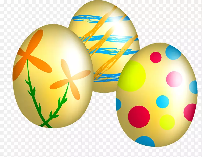 复活节兔子彩蛋剪贴画-复活节彩蛋