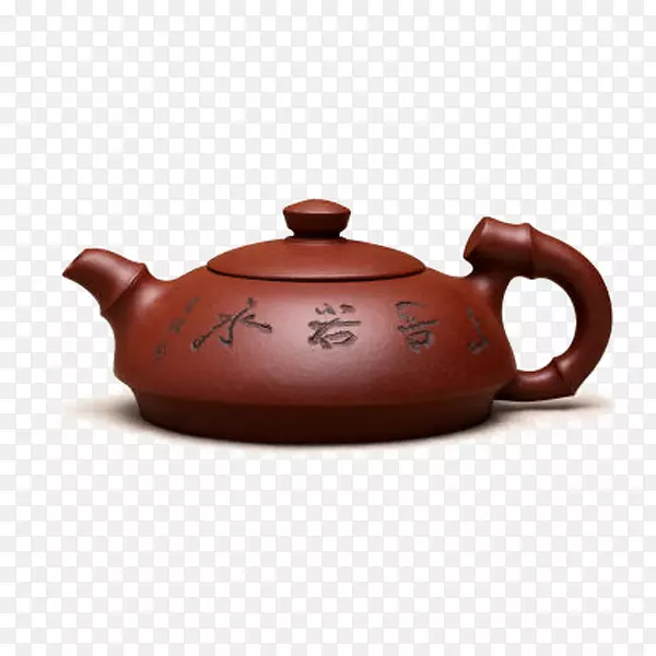 宜兴粘土茶壶宜兴器皿-著名纯手紫粘土壶-易竹壶