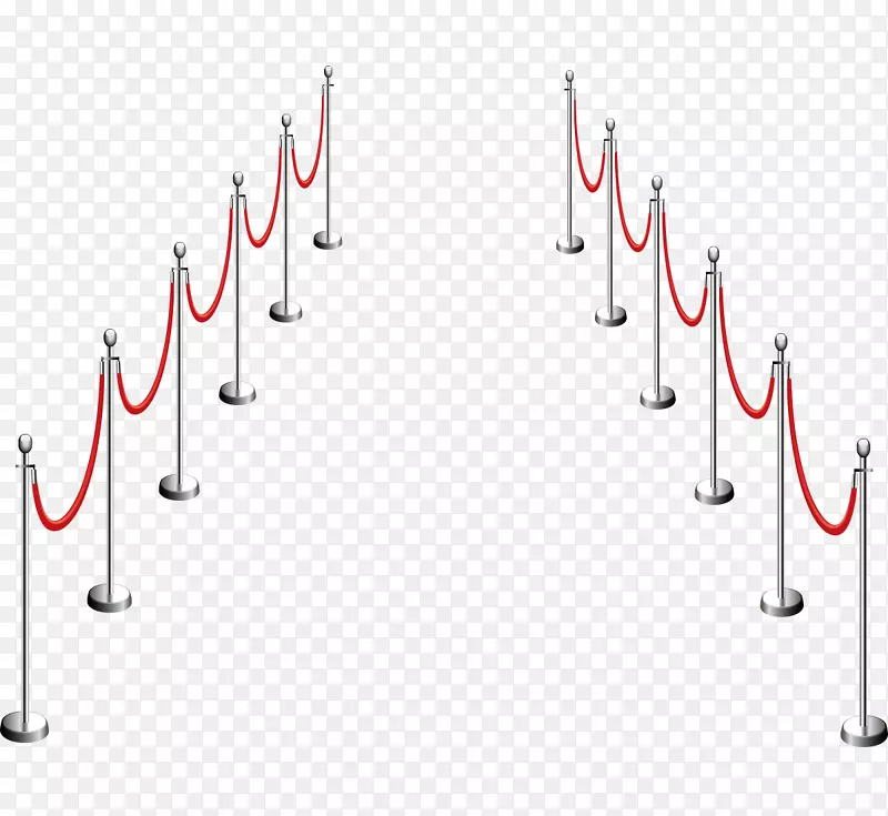 红地毯剪贴画.红地毯红栅栏