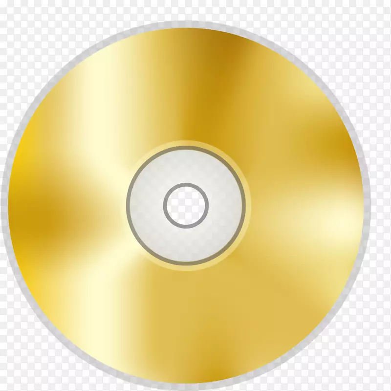光盘图.黄色cd图形