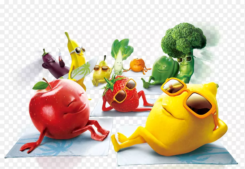 婴儿奶嘴水果食品冰箱苹果-可爱的蔬菜图标