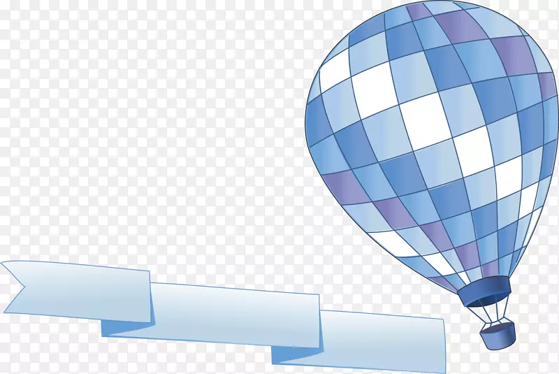 热气球-卡通，热气球