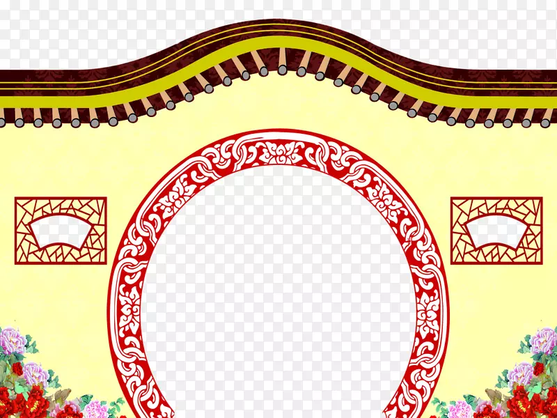 婚恋拱门-门式画上的拱门