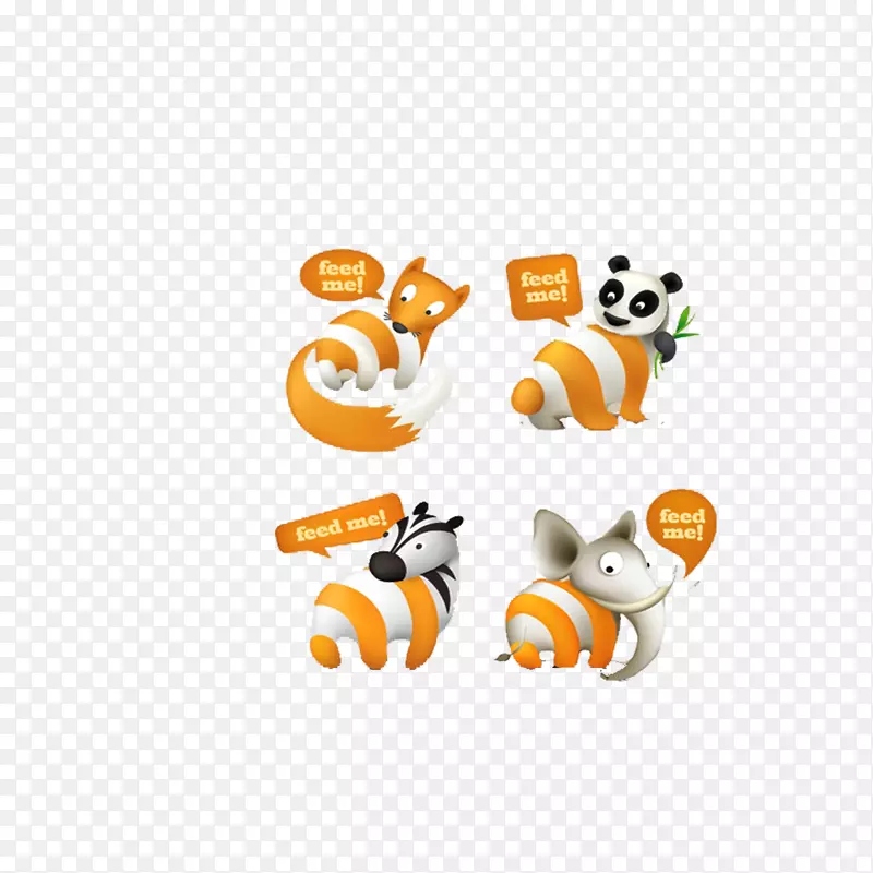 Webfeed RSS壁纸-可爱的动物主题订阅RSS图标