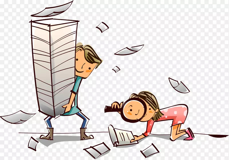纸品摄影画版税-免费剪贴画-动画书卡通男孩