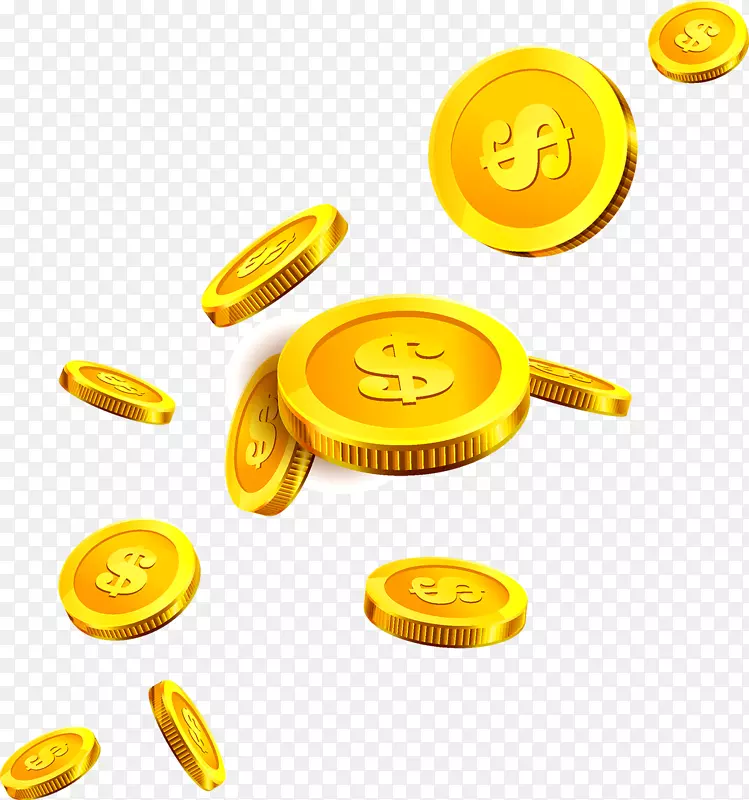 金币图标-浮动硬币