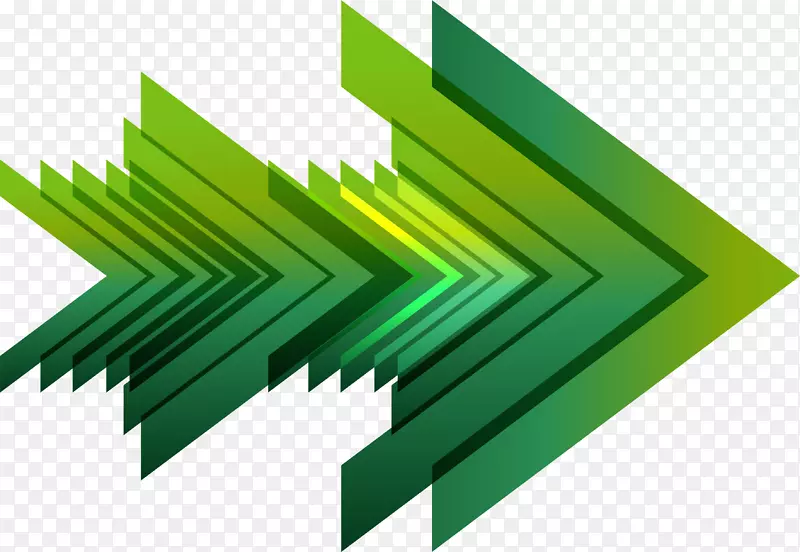 绿色箭头电脑文件-绿色右箭头