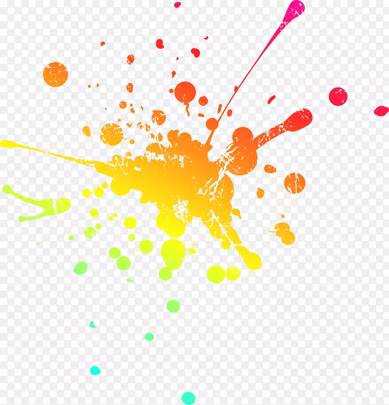 墨笔水滴-梦寐以求的彩色水滴