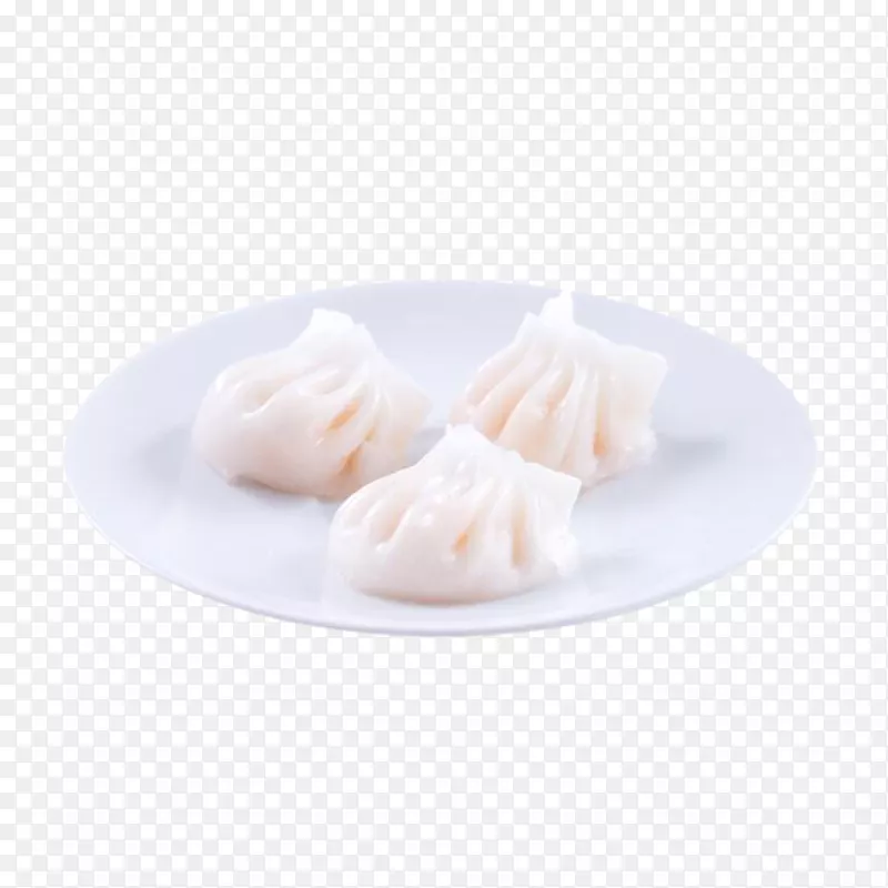 点心早餐粤菜海鲜肉丸-水晶虾饺子摇动标志