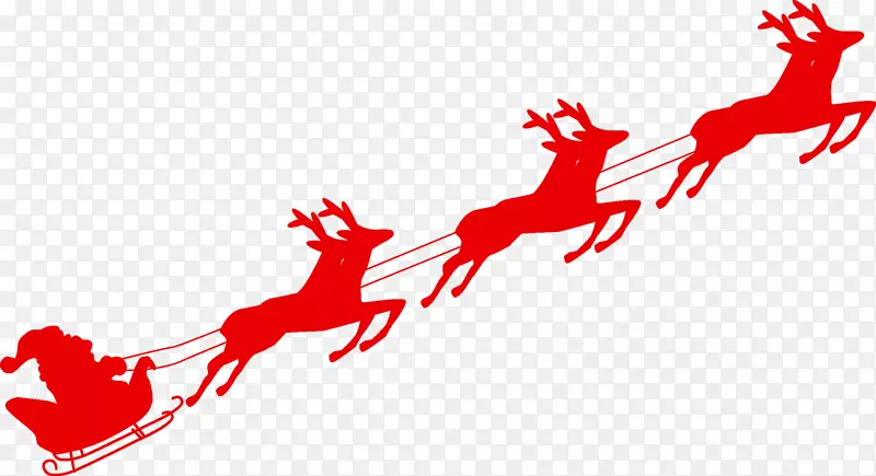 圣诞雪橇-驯鹿