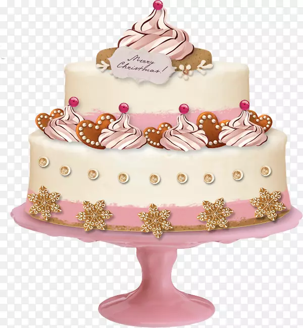 结婚蛋糕生日蛋糕圣诞蛋糕粉红色生日蛋糕