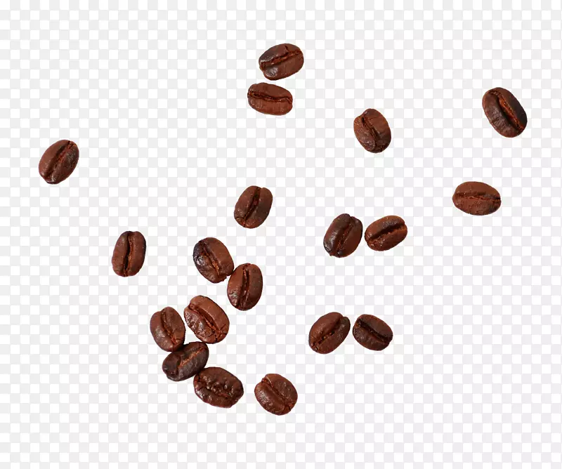 咖啡豆咖啡厅速溶咖啡散落咖啡豆