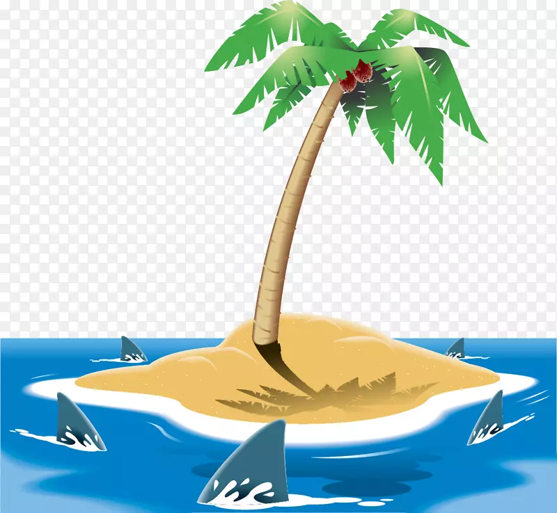 椰子彩绘岛