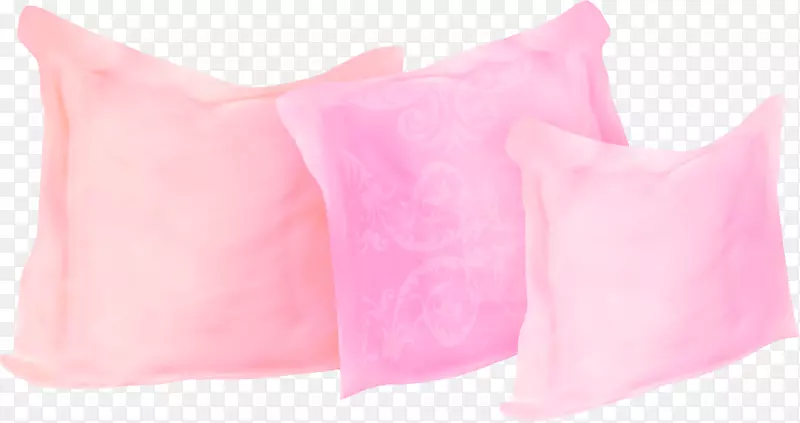 扔枕头垫-漂亮的粉红色枕头