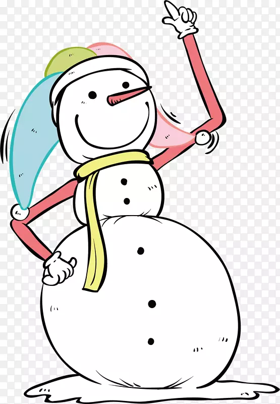 雪人-可爱的小雪人