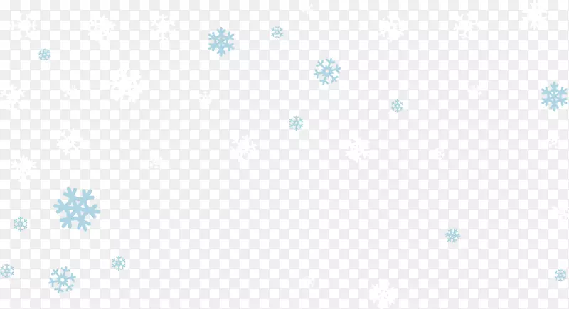 角纹-蓝色雪花漂浮