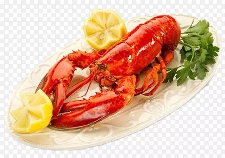 龙虾热肉或海鲜杂烩菜-美味的波士顿龙虾