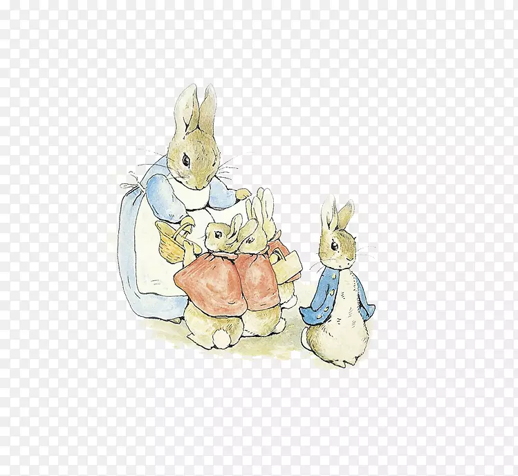 彼得兔子山顶的故事，坎布里亚收藏的比阿特丽克斯波特故事，插画-彼得兔子