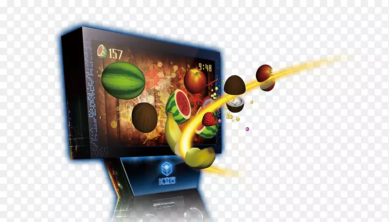 水果忍者：猫在靴子，Kinect ipod触摸-水果忍者3D