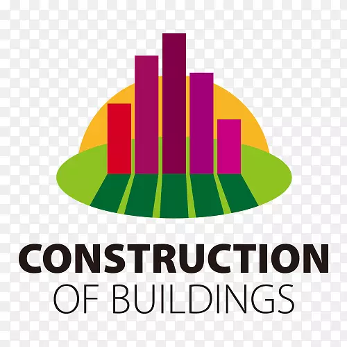 建筑工程建筑总承包商公司组织-创意时尚公司标志