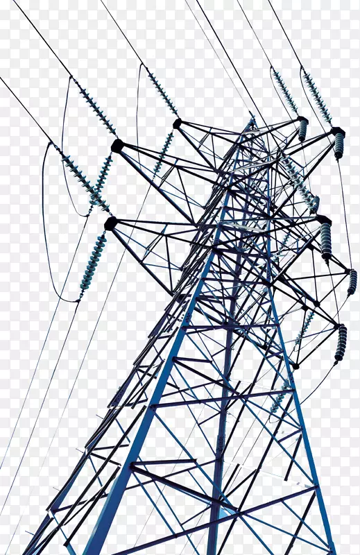 高压输电塔电力传输线高压输电铁塔