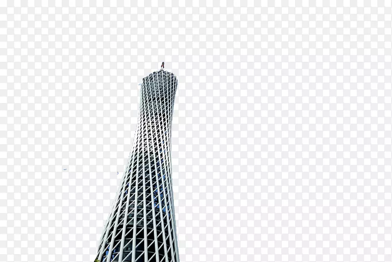 白色黑色图案-广州大厦