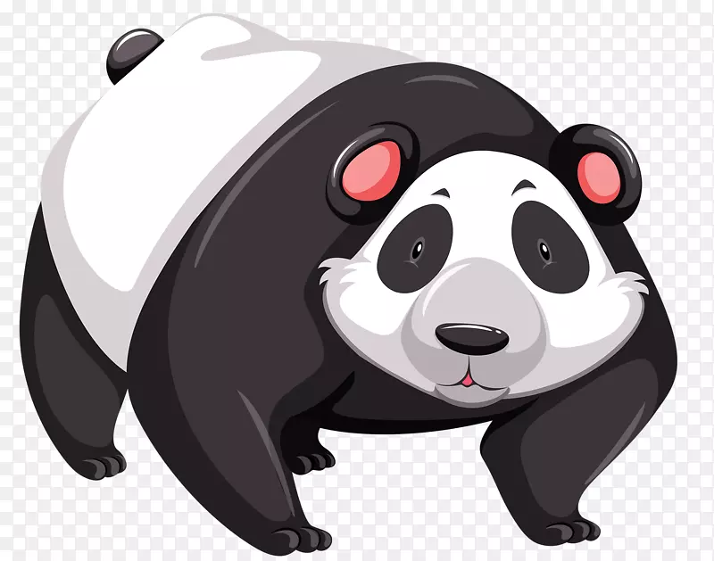 大熊猫版税-免费绘画插图-可爱的熊猫