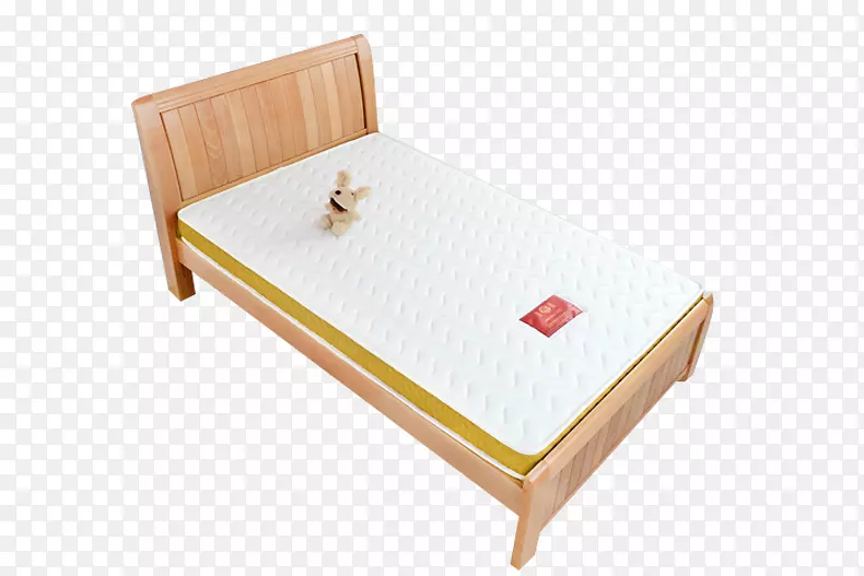床架床垫、家具衬垫-单人床上的床垫