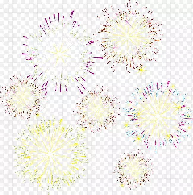 大丽花设计字母表图案-烟花