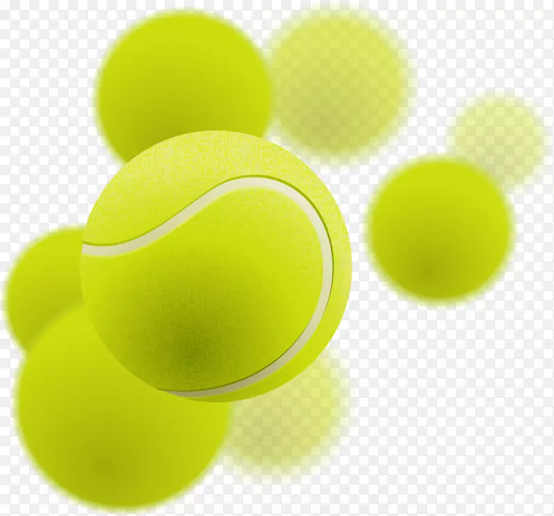 网球绿色圆-绿色网球