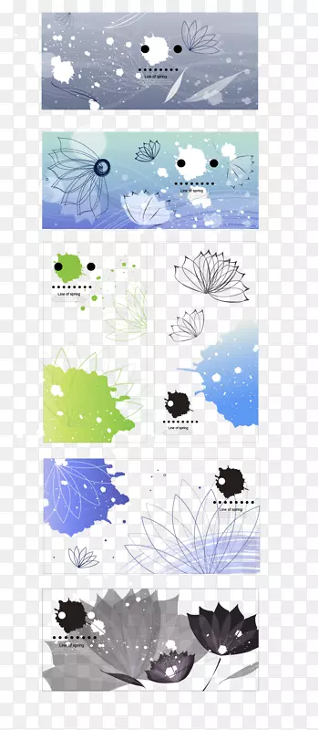 Adobe插画师nelumbo nucifera-手绘莲花