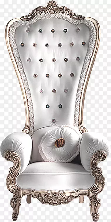 翼椅沙发家具摇椅白色大王座