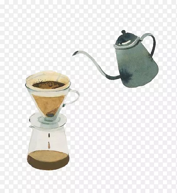 咖啡浓缩咖啡茶拿铁咖啡厅-咖啡