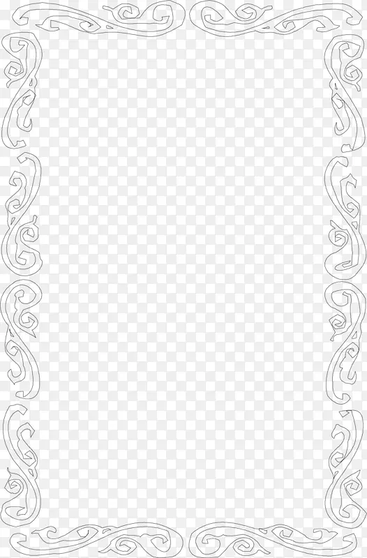 纸白色黑色纺织品字体-画黑色框架