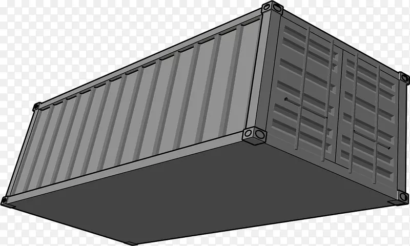 货运集装箱多式联运集装箱剪贴画集装箱