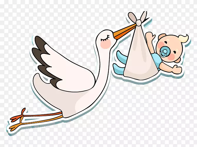 育儿假、怀孕假、带薪家庭假、产前护理-松子鹤和婴儿