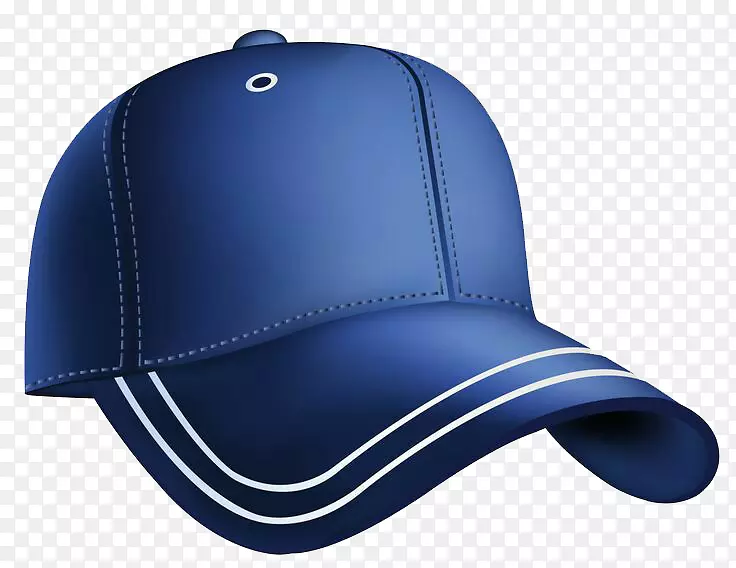 棒球帽-蓝色棒球帽