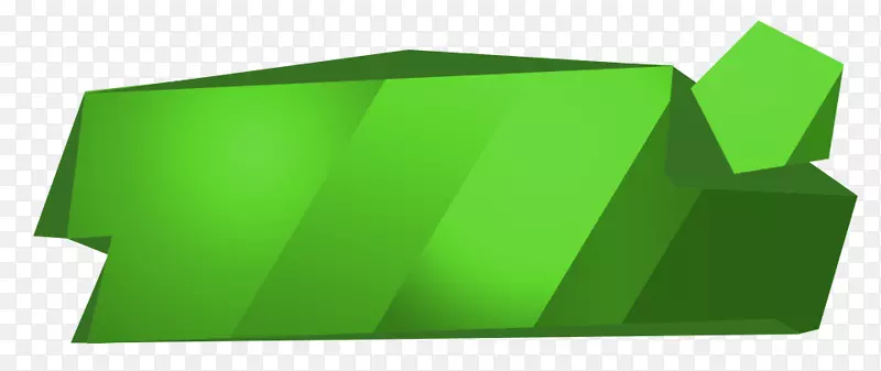品牌长方形绿色背景