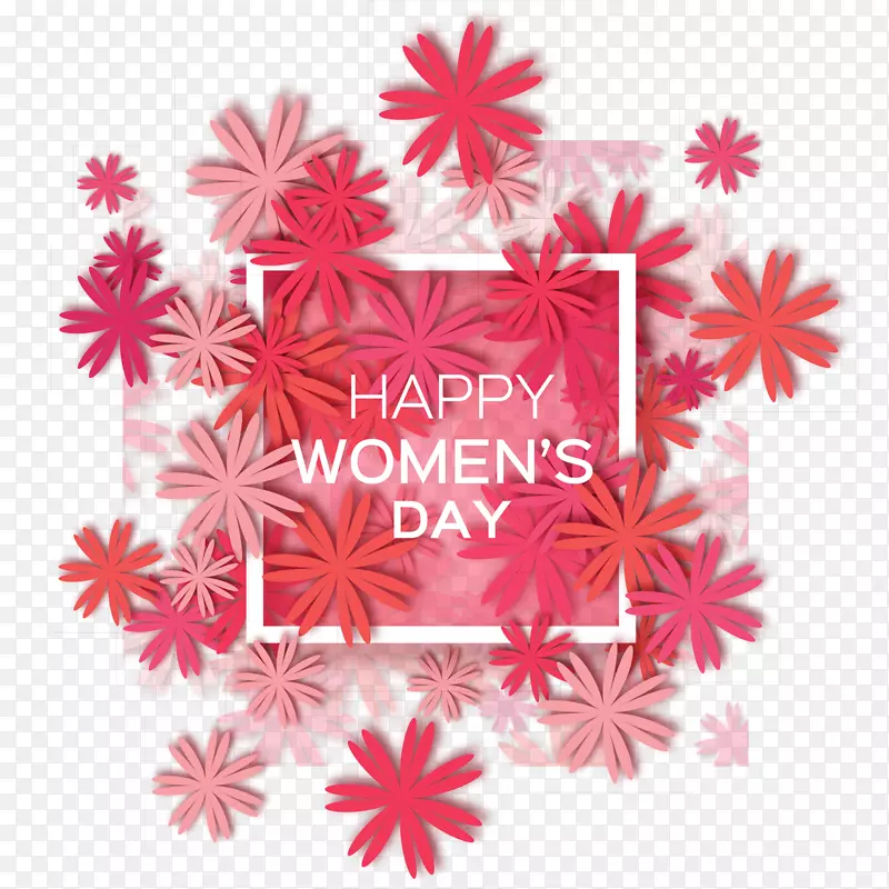 3月8日国际妇女节-免费红花盒
