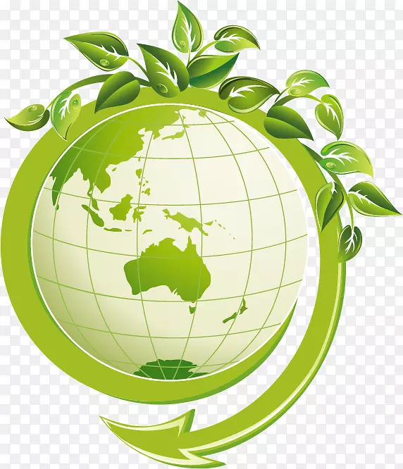 地球环保绿色循环-绿色地球