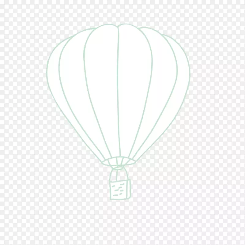 白色热气球图案.热气球